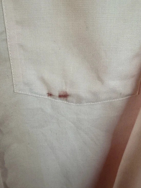 Eagle Shirtmakers Pink Dress Shirt 15.5 32/33 Non-Iron 100% Cotton Mens Medium - Picture 4 of 9